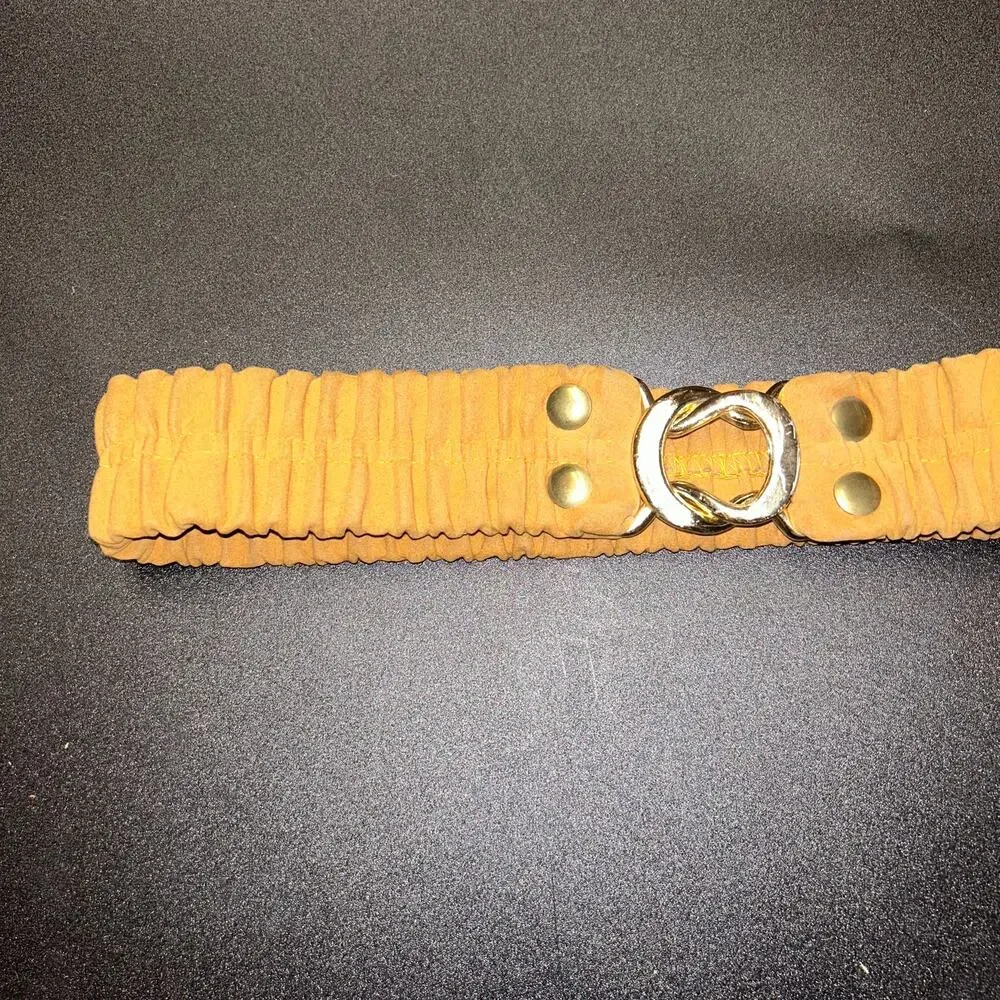 Women's Amber Tan Brown Stretch Cinch Broad Belt Women's